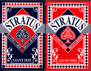 Riesenkarten - Stratus - rot oder blau 