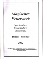 Magisches Feuerwerk 2012 - Seminarheft