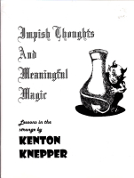 Kenton Knepper - Impish thoughts - engl.