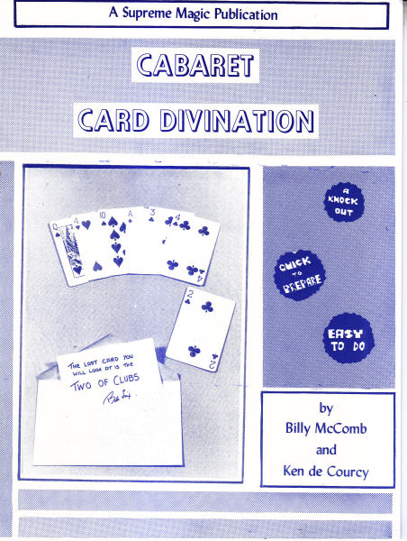 Cabaret Card Divination