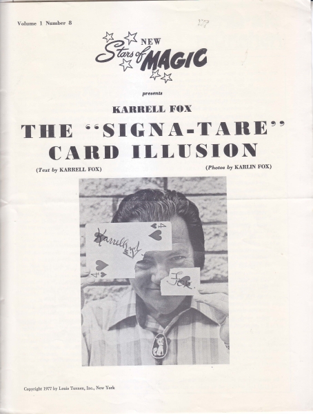 The signatare card illusion von Karrell Fox