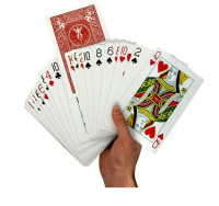 - Unsichtbare Spiel - mit Riesenkarten