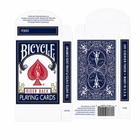 Bicycle Kartenbox leer - BLAU